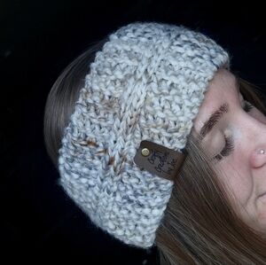 Handmade Crochet Headband w/Button